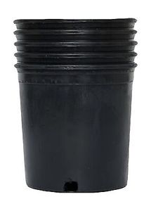 Pots de jardinage en plastique écologiques noirs de 1 à 25 gallons, résistants aux intempéries, pour les professionnels de la culture - Product Image 3