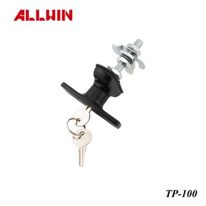 OEM ODM Black Finish Zinc Alloy Non Locking T Handle <b>Latch</b> - Product Image 6