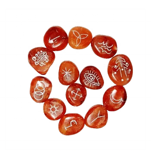 Alta calidad Karuna Red Cornelian Shape Stone 13 piezas Karuna Set Natural Healing Crystal Gemstone Karuna Set al por mayor - Product Image 4