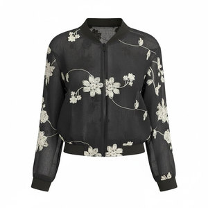 Chaqueta Varsity Bordada para Mujer, Suministro de Fábrica con MOQ Bajo, Tela de Alta Calidad con Acabado Bordado Elegante - Product Image 1