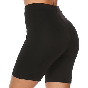 Shorts de yoga rouges taille haute sans coutures, extensibles dans quatre directions, en Spandex Modal 220g, pour femmes, fitness et entraînement - Product Image 2