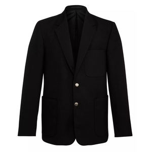 Blazer Escolar Estilo Británico, Nuevo Modelo 2023, Personalizado, Corte Entallado, Color Negro, Diseño de Blazer Escolar para Adolescentes - Product Image 6