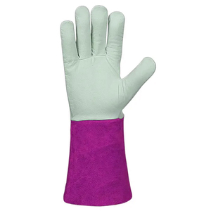 Guantes de trabajo de cuero vacuno de la mejor calidad, grado A, para soldadores, resistentes al calor, ignífugos, multiusos, para soldadura. - Product Image 4
