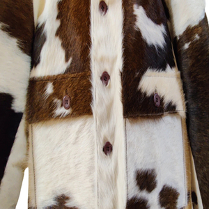 New Arrival Women Real Cowhide Fur Winter <b>Jacket</b> Custom Adjustable Breathable Stylish Fashionable OEM Outerwear - Product Image 5