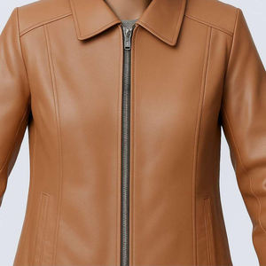 Blouson matelassé pour femme en véritable peau de mouton – Vêtement d'extérieur élégant, mode hiver, style décontracté, inspiré de la moto, imperméable - Product Image 3