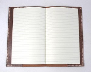 Carnet de notes en cuir de buffle marron antique, couverture rigide, cousu à la machine, rechargeable, pour journal intime ou promotion de cadeaux - Product Image 4