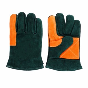 New Arrival Safety Leather Welding <b>Gloves</b> for Adults Heat Resistance TIG Full Thumb Cotton Liner Molten Metal Splash Protection - Product Image 1