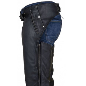 Top Trending Breathable Genuine Leather Western Style Men's Horse <b>Half</b> <b>Chaps</b> Equestrian Tack for Horse Riding - Product Image 3