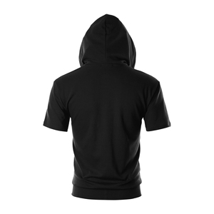 เสื้อฮู้ดซิปแขนสั้นสำหรับฤดูร้อน เสื้อผ้ากีฬาผู้ชาย น้ำหนักเบา เสื้อออกกำลังกาย ระบายอากาศได้ดี เหมาะสำหรับกิจกรรมกลางแจ้งสำหรับผู้ชาย - Product Image 2