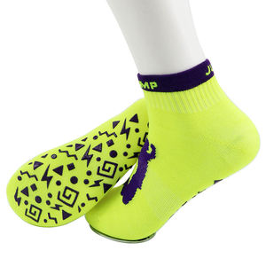 X-ZONE Ankle Running <b>Socks</b> Black Anti-Slip Jacquard Design Save Our Sons Print for Men Youth Summer Sporty Yoga Wear - Product Image 6