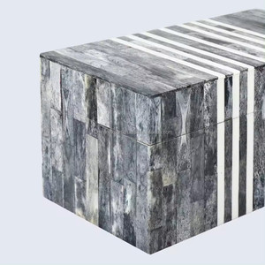 Boîte de rangement pour bijoux en os, design luxueux et écologique, boîte de rangement pour cadeaux en résine de qualité supérieure - Product Image 6