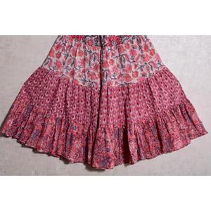 Bohemian Cotton <b>Patchwork</b> Maxi <b>Skirt</b> Women Long <b>Skirt</b> Handmade Indian Vintage Festival Wear - Product Image 4