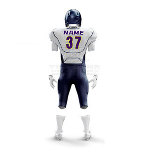 Uniforme de Fútbol Americano Personalizado para Adultos, Color, Logotipo, Nombre y Número Personalizables, Poliéster Transpirable, Ropa Profesional para Equipos, OEM - Product Image 5