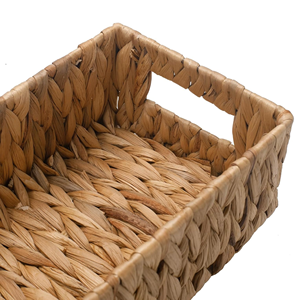 Handwoven Natural Water Hyacinth Toilet Paper <b>Basket</b>, <b>Rectangular</b> Wicker Bathroom Organizer <b>Storage</b> <b>Basket</b> From Vietnam - Product Image 4