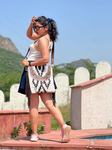 Real Handmade Saddled <b>Blanket</b> Handbag Tooled Leather Strap High Quality Aztec Side Bags Vintage Colorful Hand Carved Bag - Product Image 3