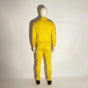Autumn <b>Winter</b> Men's Casual Solid Heavyweight 2-Piece Sportswear Tracksuits Hoodies & <b>Jacket</b> Sets 100% Cotton - Product Image 4