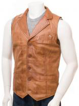 Men's <b>Leather</b> <b>Vest</b> Adults Wholesale Custom Motorcycle Jacket OEM ODM Sleeveless <b>Biker</b> Vintage Casual Outerwear 2026 - Product Image 5