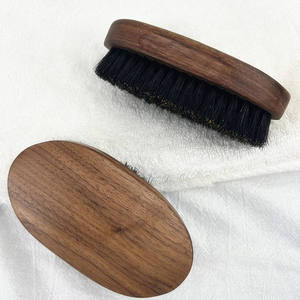 100% Natural Wooden Walnut Wood Shaving <b>Brush</b> for <b>Men</b> Oval Style Beard Care <b>Brush</b> with Boar Bristle Used with <b>Hair</b> <b>Brush</b> - Product Image 6