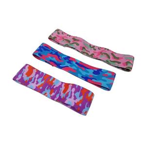 new high quality top Custom color thick <b>workout</b> <b>bands</b> exercise hip circle booty fabric resistance <b>bands</b> set - Product Image 5