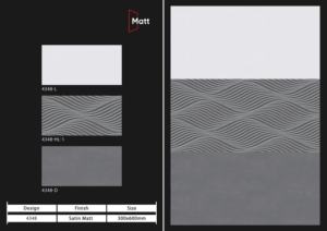 Elegantes azulejos de porcelana mate con acabado satinado de 300x600 mm, adaptados a estilos arquitectónicos modernos, que ofrecen durabilidad con un toque natural. - Product Image 4