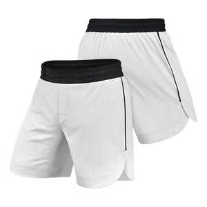 Pantalones cortos de entrenamiento para hombre, para muay thai y boxeo, tela flexible, costuras resistentes y ajuste cómodo. - Product Image 1