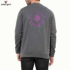 Sweat-shirt d'hiver pour hommes, vente en gros, broderie de logo personnalisée, 360 g/m², poids lourd, haute qualité, grande taille, col rond - Product Image 5