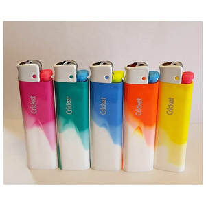 Briquet à gaz Cricket en plastique de qualité supérieure / Briquet Cricket jetable avec logo personnalisé / Briquets Cricket rechargeables à vendre - Product Image 1