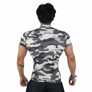 Custom Men's <b>Rashguard</b> BJJ Full Body Printing Compression Polyester/Nylon Breathable Gym - Product Image 2