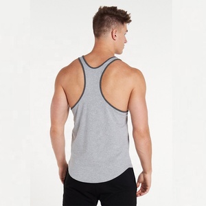 Custom Y Back <b>Men</b> Sleeveless Gym Singlets <b>Vest</b> Oversize <b>Men</b> Slim Fit Tank Tops 100% Cotton Breathable <b>Stringer</b> <b>Vest</b> for <b>Men</b> Bulk - Product Image 6