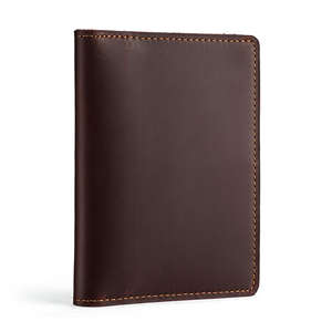 Tarjetero Delgado de Cuero Genuino Vintage de Alta Calidad con Bolsillo para Tarjetas ATM, Logotipo Personalizable, Venta al Por Mayor de Fábrica, MOQ - Product Image 4