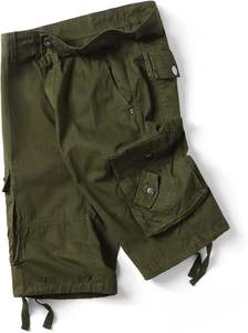 กางเกงขาสั้นคาร์โก้ลายพรางผู้ชาย ทรงหลวม ผ้าฝ้ายทวิล สำหรับกิจกรรมกลางแจ้ง - Product Image 3