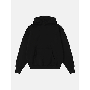Sudadera Corta Estilo Hip Hop, 520GSM, con Capucha, Logotipo Personalizado, Corte Ajustado para Hombre, Otoño Invierno, Deportiva, Manga Larga - Product Image 1