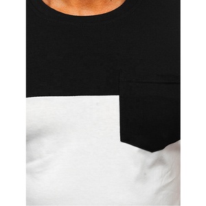 T-shirts pour hommes personnalisés en gros avec logo, 100% coton, qualité supérieure, respirants, séchage rapide, pour la gym, le fitness, l'entraînement, l'athlétisme - Product Image 4