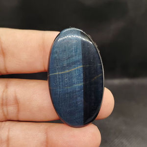 AAAAAA Grade Multi Blue Tiger Eye Cabochon High Quality Natural Loose Smooth Polished Flat Back Gemstone Jewelry - Product Image 1