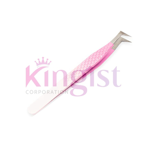 ชุดแหนบต่อขนตา ปลายตรงและปลายโค้ง แหนบต่อขนตาเคลือบไทเทเนียมสีรุ้ง - Product Image 6