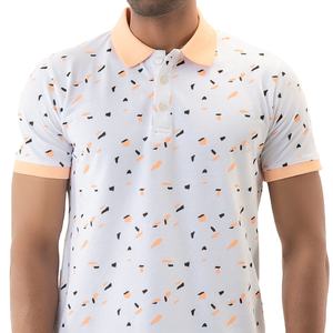 Venta al por mayor 100% algodón de los hombres para Polo Premium personalizado impreso Anti-Pilling transpirable y de moda orientado a la exportación - Product Image 4