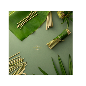 หลอดดูดน้ำจากฟางธรรมชาติ ย่อยสลายได้ เป็นมิตรกับสิ่งแวดล้อม สำหรับร้านกาแฟและผู้ซื้อขายส่ง - Product Image 3