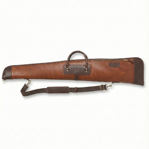 Bolsa de cuero de alta calidad para armas de caza, tipo trampa para animales, con etiqueta personalizada, fundas de cuero para armas de caza y tiro en venta - Product Image 5