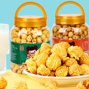 Nhà cung cấp Nhà Máy Kỳ Lạ đồ ăn nhẹ nhãn hiệu riêng thực phẩm lành mạnh hạt đồ ăn nhẹ tùy chỉnh hương vị oembarrel Caramel popcorn358g/bỏng ngô - Product Image 2