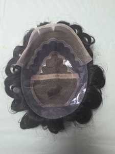 Bollywood Model Taz Hair BD Virgin Human Hair <b>Wig</b> Soft Indian Hair Prosthesis for <b>Men</b> Remy Toupee - Product Image 6