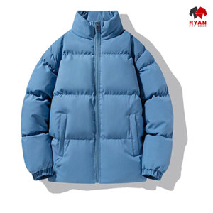 เสื้อแจ็คเก็ตพัฟเฟอร์ผู้ชายแบบสั่งทำพิเศษสำหรับฤดูหนาว คอตั้ง ปิดด้วยซิป โลโก้สั่งทำด้านหน้า ผ้าระบายอากาศได้ดี - Product Image 5