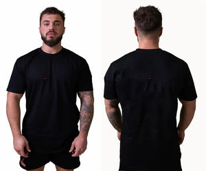 เสื้อยืดโอเวอร์ไซส์ทรงหลวมพิมพ์โลโก้ใหม่สำหรับฤดูร้อน เสื้อยืดเปล่าคุณภาพสูงสำหรับออกกำลังกายสำหรับผู้ชาย - Product Image 1