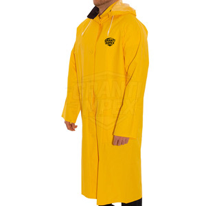 Manteau de pluie léger, écologique, imperméable et respirant avec logo personnalisé pour hommes, pour usage extérieur - Product Image 4