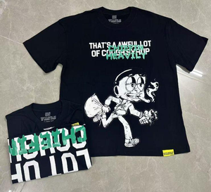 เสื้อยืดผู้ชายทรงหลวมแบบลำลองและเป็นทางการ รุ่นใหม่ล่าสุดปี 2025 ผ้าคอตตอน 100% หนัก 280 กรัม ตัดเย็บแบบไหล่ตก - Product Image 4