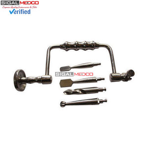 Hudson Brace Manual <b>Hand</b> <b>Drill</b> Surgical Orthopedic Instruments Set CE Certified Reusable Precision Bone Drilling Tool Medical - Product Image 2