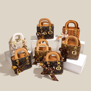 Luxury Designer Brand Letter Zipper <b>Square</b> Shape Daily Bag Vintage Women Classic Versatile Crossbody Handbag with Logo - Product Image 2