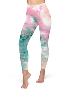 Trendy New Tie Dye Scrunch Butt <b>Leggings</b> For Women Workout High Waist Elastic Soft Tights Yoga Pants Spandex/<b>Nylon</b> Eco-Friendly - Product Image 2