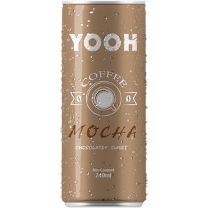 ยูฮ 240 มล. พรีเมี่ยมสลิมแคน กาแฟมอคค่าพร้อมดื่ม รสหวานครีมมี่ ช็อกโกแลต น้ำตาล กาแฟเมล็ดแท้ 100% อายุการเก็บรักษา 18 เดือน - Product Image 2