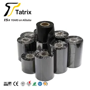 Tatrix Thermische Transfer Lint Wax Hars 100Mm * 300M Wax Hars Lint Voor Afdrukken Etiketten Thermische Transfer Lint printer