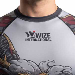 Meilleures ventes : Rashguard de natation pour homme à manches longues, respirant, imprimé, avec protection solaire, en Spandex/Polyester 120g, faible MOQ - Product Image 3